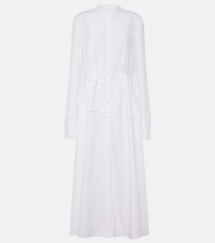 Pleated cotton shirt dress - Jil Sander - Modalova