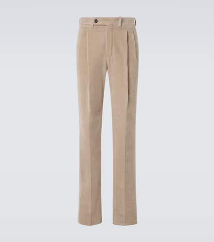 Cotton corduroy straight pants - Incotex - Modalova