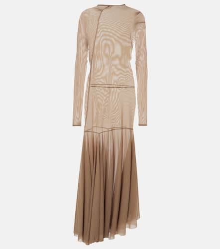 Draped mesh jersey maxi dress - Lemaire - Modalova