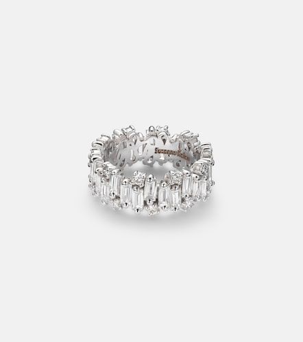 Shimmer Audrey 18kt white gold ring with diamonds - Suzanne Kalan - Modalova