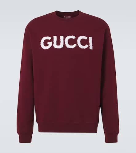 Besticktes Sweatshirt aus Baumwoll-Jersey - Gucci - Modalova