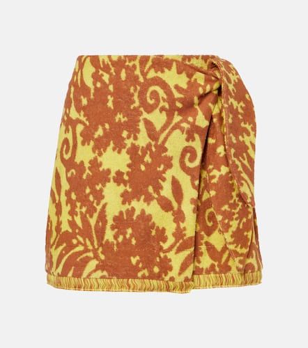 Almais Amarillo printed cotton-blend wrap skirt - Alemais - Modalova