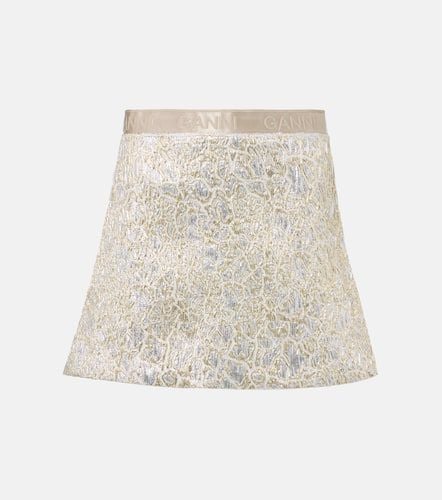 Ganni Brocade miniskirt - Ganni - Modalova