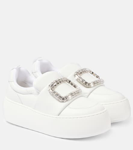 Viv' Up embellished leather sneakers - Roger Vivier - Modalova