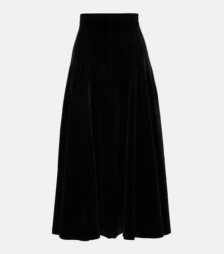 Grace velvet midi skirt - Norma Kamali - Modalova