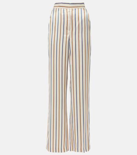 Grigore striped twill wide-leg pants - Veronica Beard - Modalova