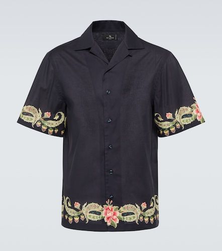 Camicia bowling in cotone con stampa floreale - Etro - Modalova