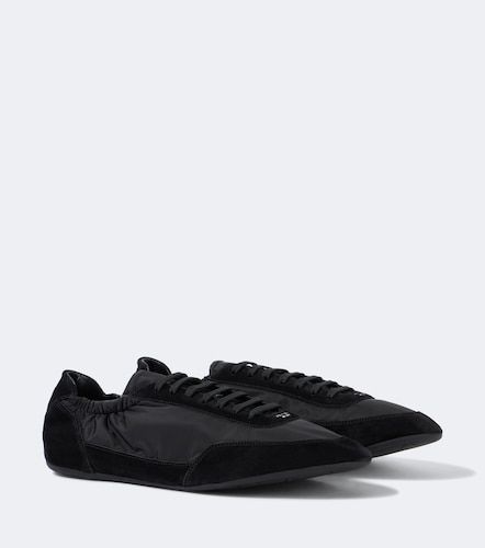 Collapse Re-Nylon and suede sneakers - Prada - Modalova