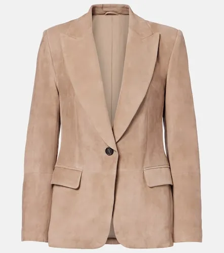 Brunello Cucinelli Suede blazer - Brunello Cucinelli - Modalova