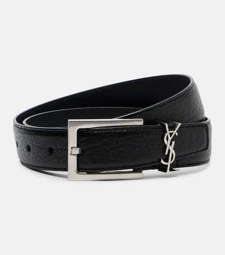 Cassandre leather belt - Saint Laurent - Modalova