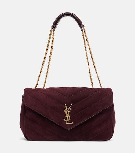Borsa a spalla Loulou Medium in suede - Saint Laurent - Modalova