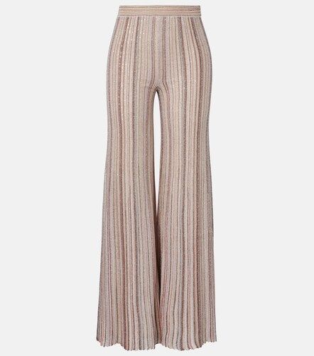 Pantalones anchos de lamé a rayas - Missoni - Modalova