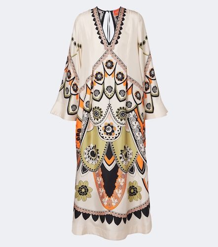 Abito midi Twin Flame in twill di seta - La DoubleJ - Modalova