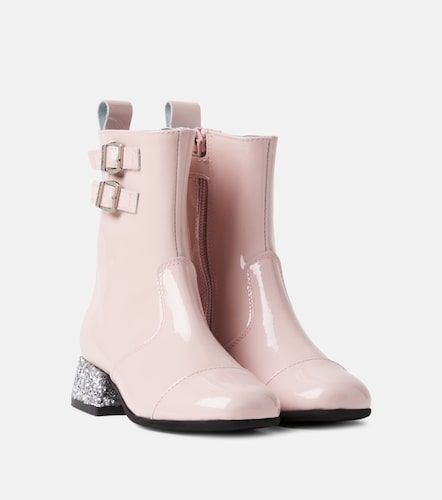 Botas de charol con glitter - Monnalisa - Modalova