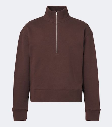 Cotton jersey half-zip sweatshirt - Studio Nicholson - Modalova