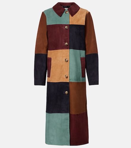 Rixo Patchwork suede coat - Rixo - Modalova