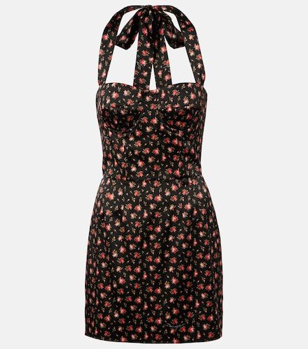 Vestido corto de satén en mezcla de seda - Dolce&Gabbana - Modalova