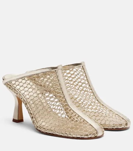 Red mules de red con piel - Souliers Martinez - Modalova