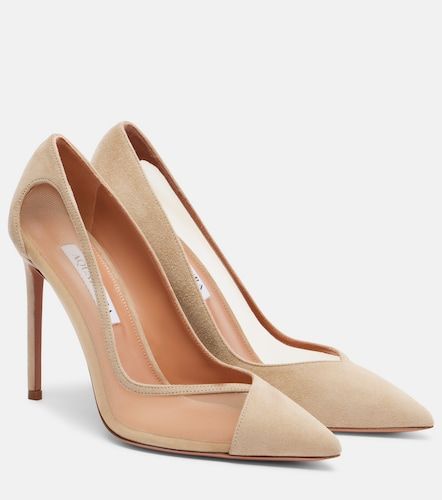 Pumps Studio 105 in mesh e suede - Aquazzura - Modalova