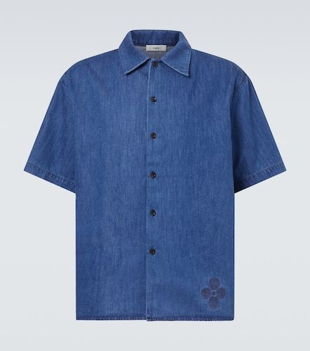 Camisa bowling oversized de denim - Commas - Modalova