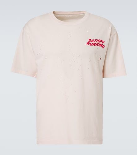 Camiseta MothTech de jersey con efecto desgastado - Satisfy - Modalova