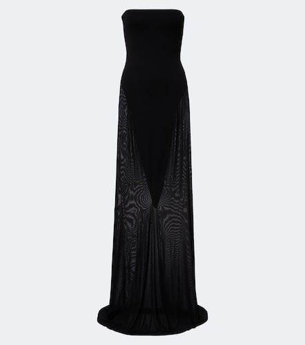 Alaïa Maxikleid aus Jersey und Mesh - Alaia - Modalova