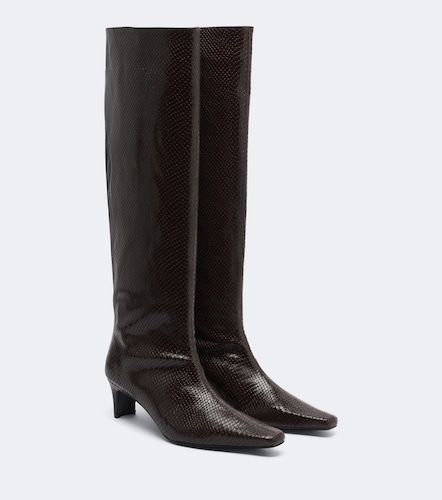 Botas altas Wally de piel grabada - Staud - Modalova