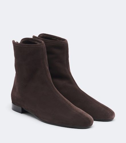 Stivaletti in suede con shearling - Toteme - Modalova
