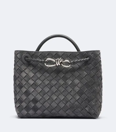 Andiamo Small suede top-handle bag - Bottega Veneta - Modalova