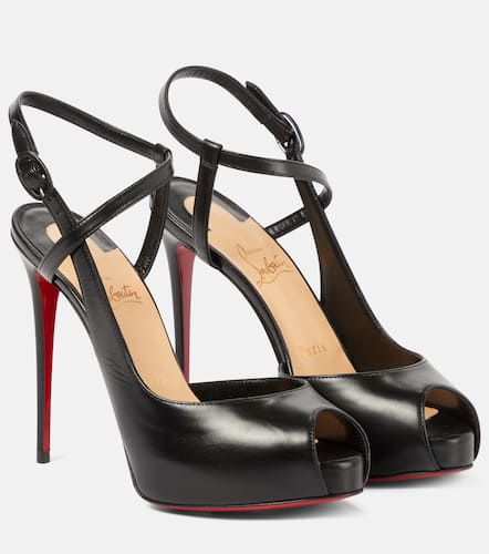 Jenlove Alta 120 leather peep-toe pumps - Christian Louboutin - Modalova