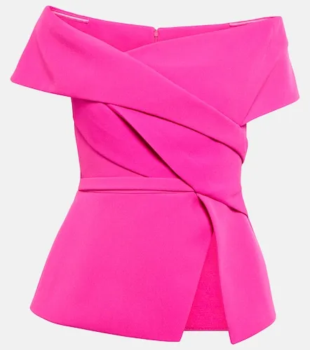 Eimear off-shoulder crepe top - Safiyaa - Modalova