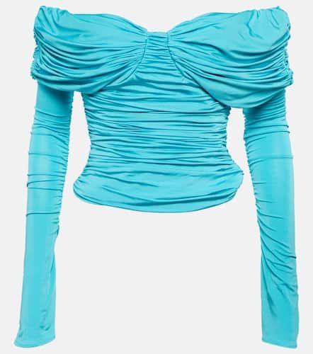 Gathered off-shoulder top - Giuseppe di Morabito - Modalova