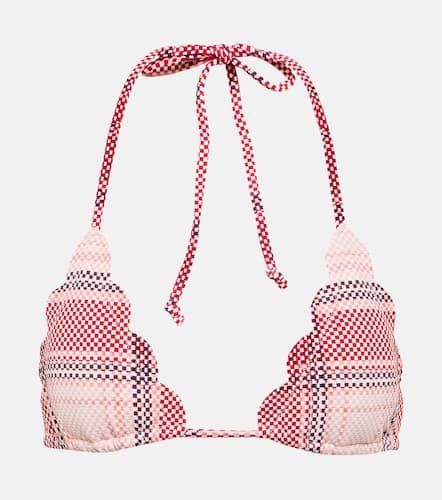 Marysia Broadway checked bikini top - Marysia - Modalova