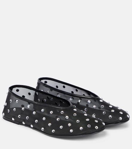 Marcy crystal-embellished ballet flats - Khaite - Modalova