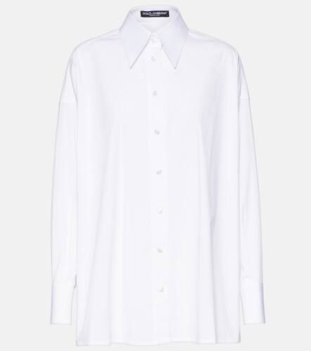 Camicia oversize in misto cotone - Dolce&Gabbana - Modalova