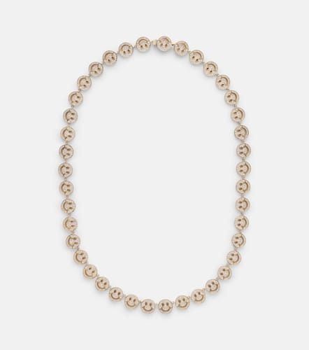 Happy Face 14kt necklace with diamonds - Sydney Evan - Modalova