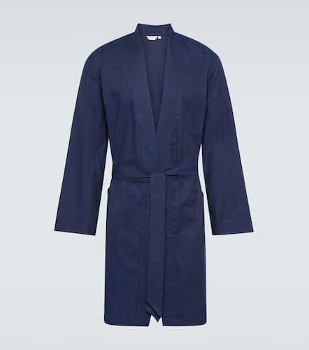 Derek Rose Balmoral cotton robe - Derek Rose - Modalova