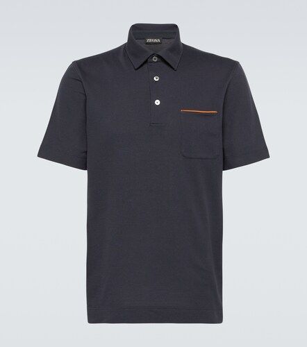 Zegna Polo de piqué de algodón - Zegna - Modalova