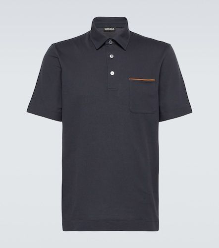 Zegna Polo in piqué di cotone - Zegna - Modalova