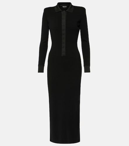 Abito lungo in misto lana e seta - Tom Ford - Modalova