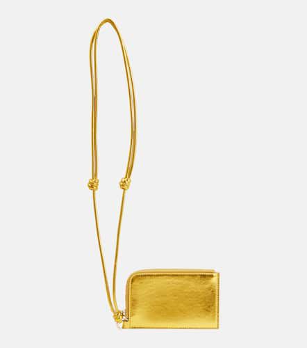 Envelope leather card holder with strap - Jil Sander - Modalova