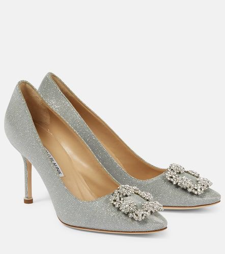 Hangisi 90 embellished glitter pumps - Manolo Blahnik - Modalova