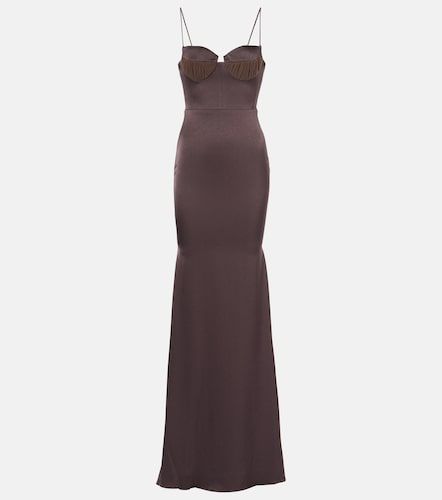 Vestido bustier de satén - Alex Perry - Modalova