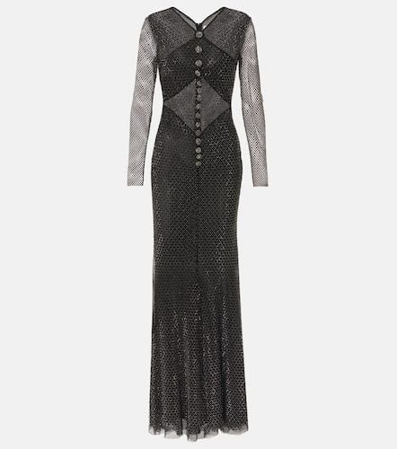 Embellished fishnet gown - Self-Portrait - Modalova