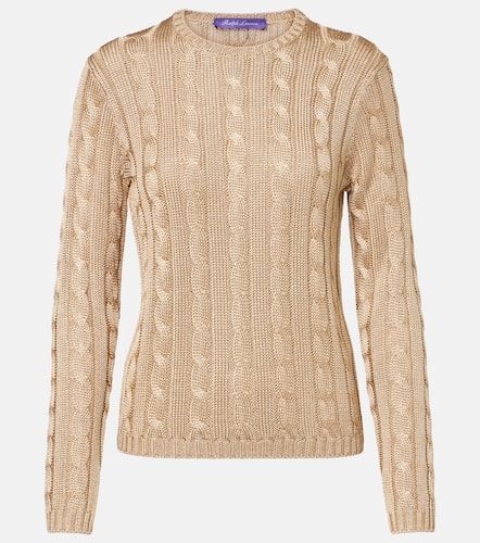 Cable-knit silk sweater - Ralph Lauren Collection - Modalova