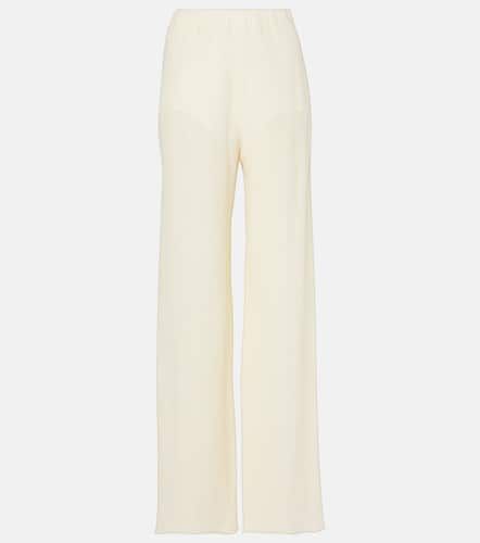 Zoagli cotton and silk-blend straight pants - Taller Marmo - Modalova