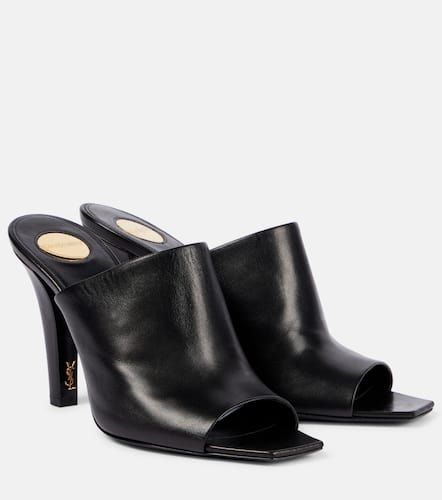 Saint Laurent Jill 95 leather mules - Saint Laurent - Modalova