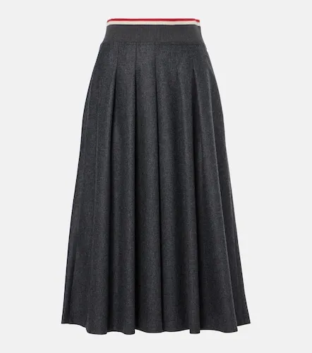 Falda midi de lana - Brunello Cucinelli - Modalova