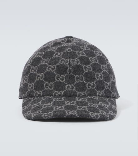 Gucci GG wool flannel baseball cap - Gucci - Modalova