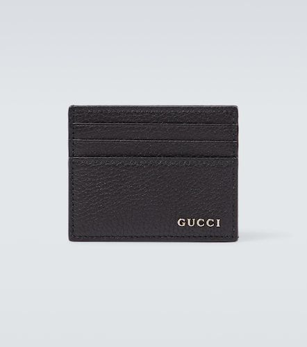 Gucci Logo leather card holder - Gucci - Modalova